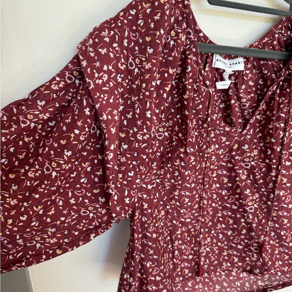 NWOT Apiece Apart Blouse top. Women’s Med. slightly cropped - Picture 7 of 8